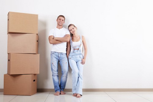 Professional removals truck handling a house move in Queenspark