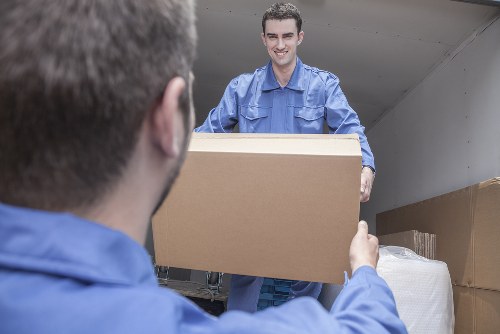 Packed moving boxes ready for a home move in Queenspark