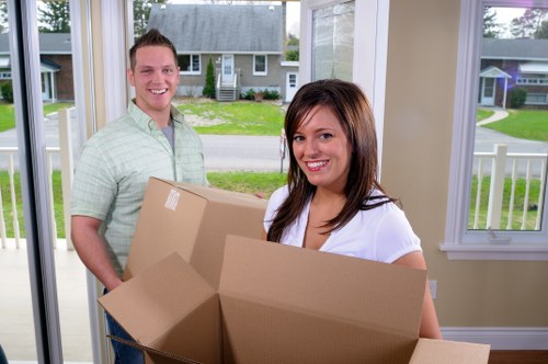 Professional removal team helping with a Queenspark house move