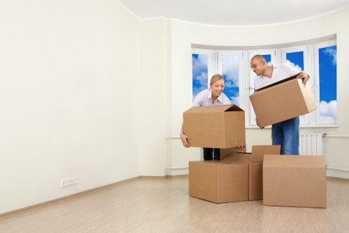 Removal van service in Queens Park