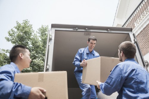 Protective packing materials used for flat removals in Queenspark