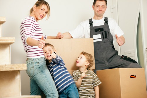 Household furniture carefully handled during a Queenspark relocation